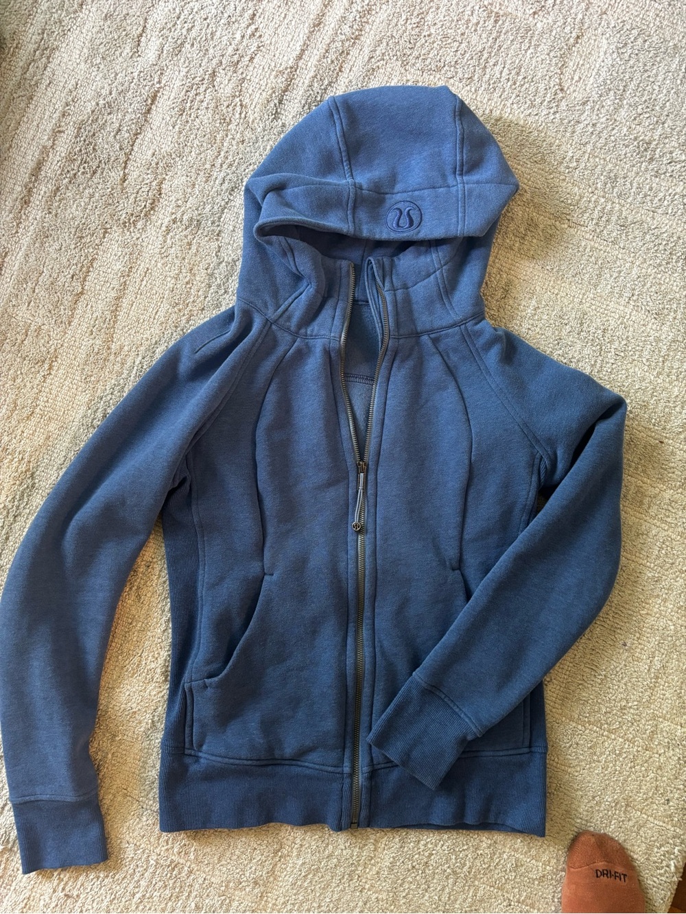 lululemon athletica Women's scuba Blue Full-Zip Hooded Jacket